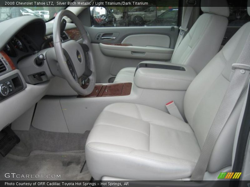 Silver Birch Metallic / Light Titanium/Dark Titanium 2008 Chevrolet Tahoe LTZ