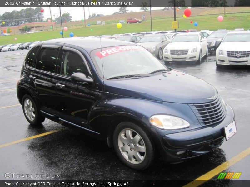 Patriot Blue Pearl / Dark Slate Gray 2003 Chrysler PT Cruiser Touring