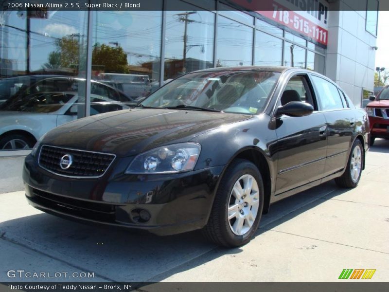 Super Black / Blond 2006 Nissan Altima 2.5 S