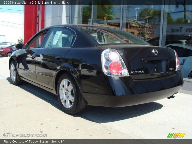 Super Black / Blond 2006 Nissan Altima 2.5 S