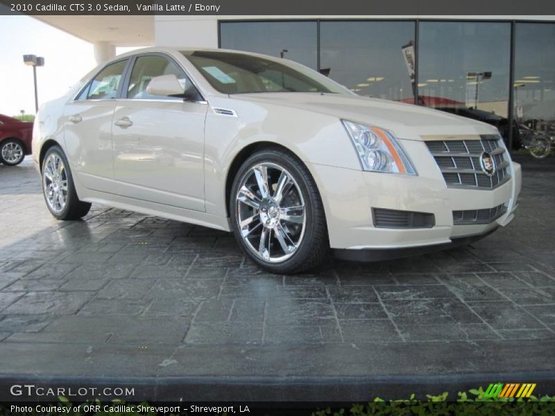 Vanilla Latte / Ebony 2010 Cadillac CTS 3.0 Sedan