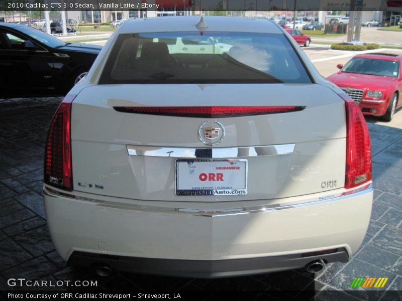 Vanilla Latte / Ebony 2010 Cadillac CTS 3.0 Sedan