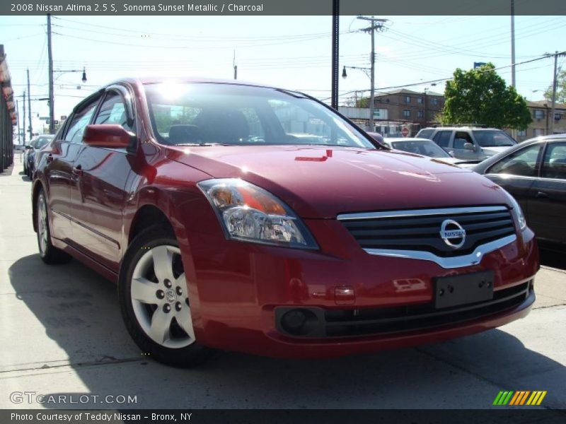 Sonoma Sunset Metallic / Charcoal 2008 Nissan Altima 2.5 S