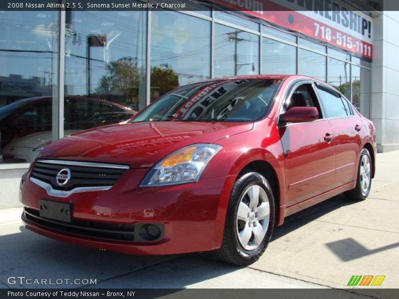 Sonoma Sunset Metallic / Charcoal 2008 Nissan Altima 2.5 S