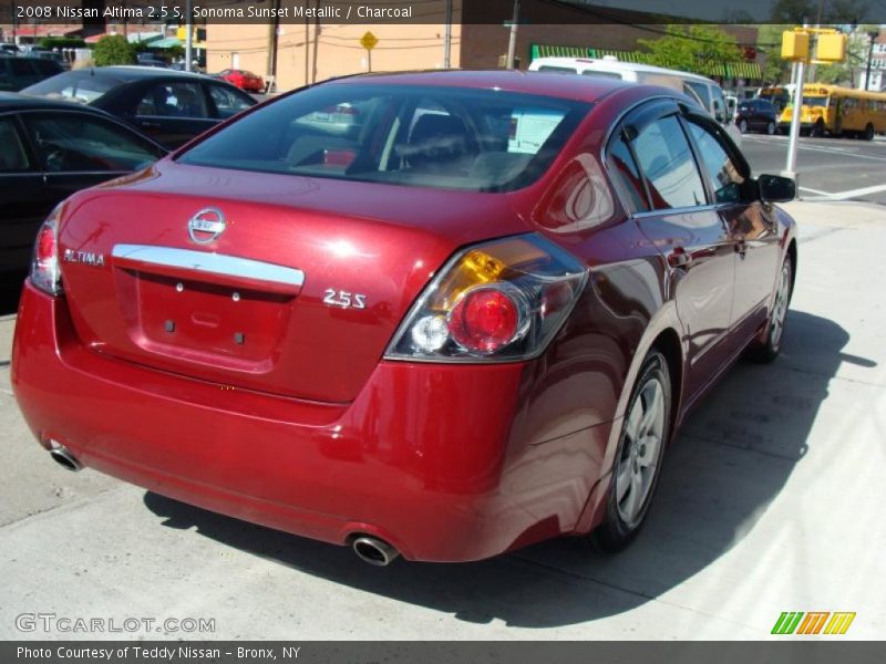 Sonoma Sunset Metallic / Charcoal 2008 Nissan Altima 2.5 S