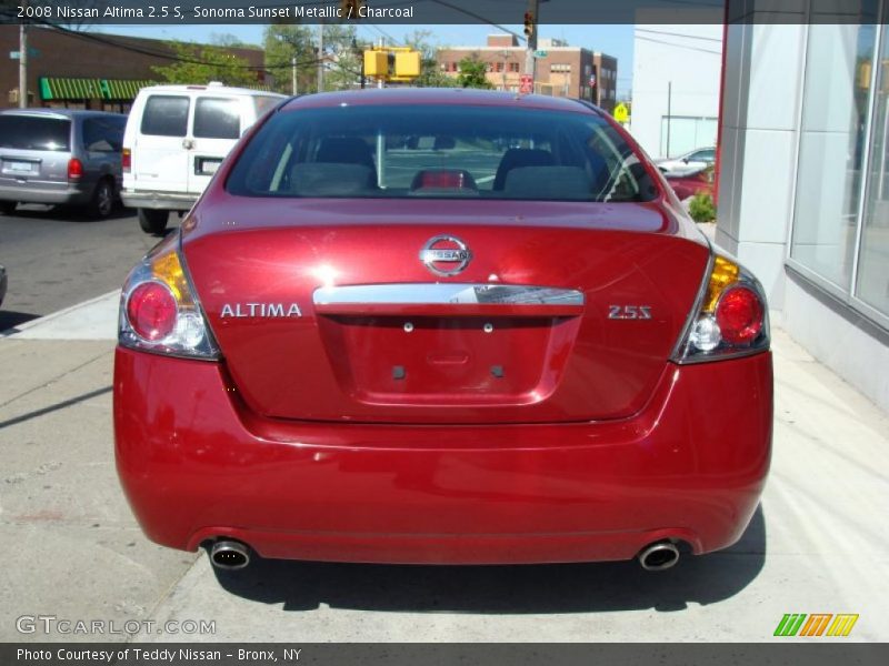 Sonoma Sunset Metallic / Charcoal 2008 Nissan Altima 2.5 S