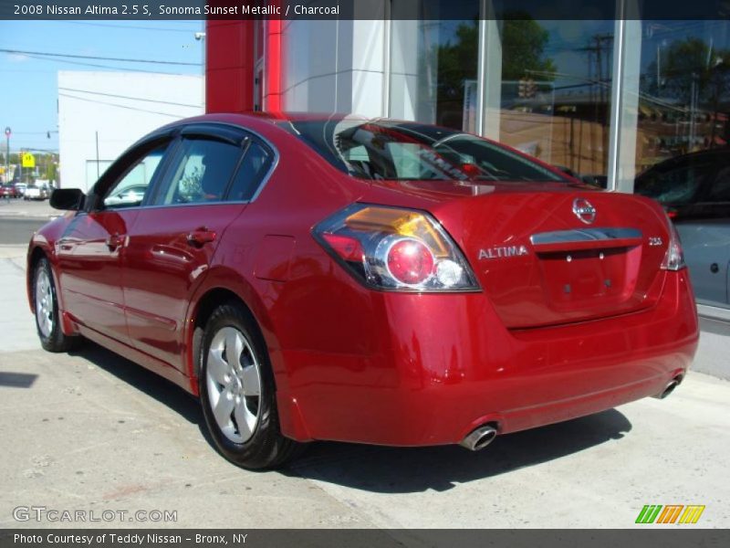Sonoma Sunset Metallic / Charcoal 2008 Nissan Altima 2.5 S