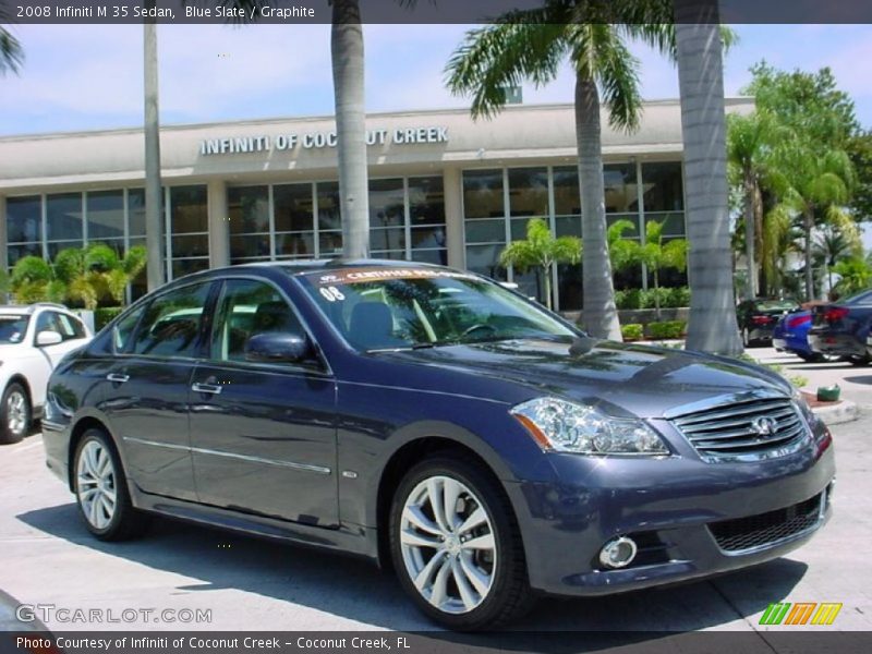 Blue Slate / Graphite 2008 Infiniti M 35 Sedan