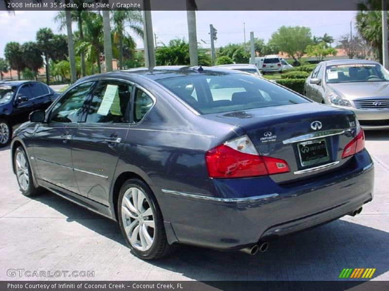 Blue Slate / Graphite 2008 Infiniti M 35 Sedan