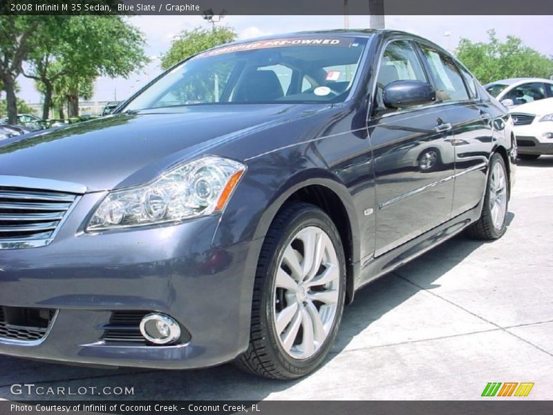 Blue Slate / Graphite 2008 Infiniti M 35 Sedan
