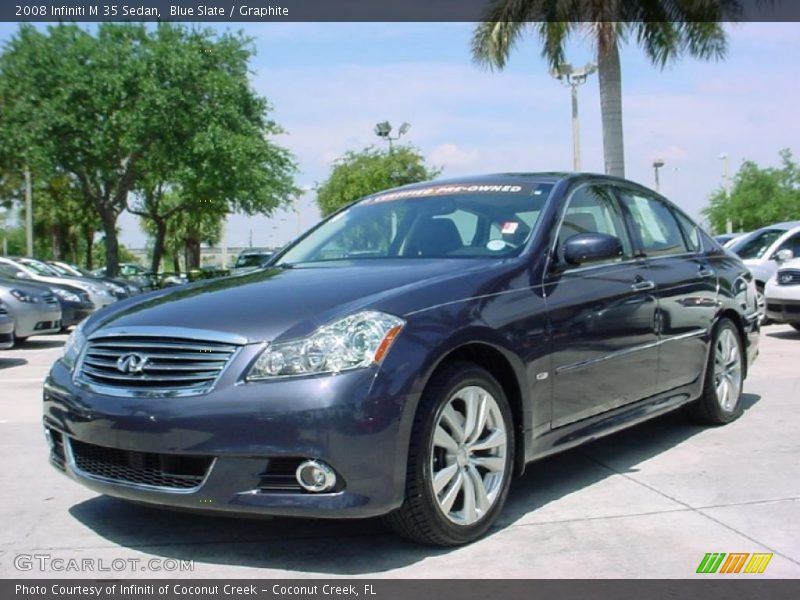 Blue Slate / Graphite 2008 Infiniti M 35 Sedan