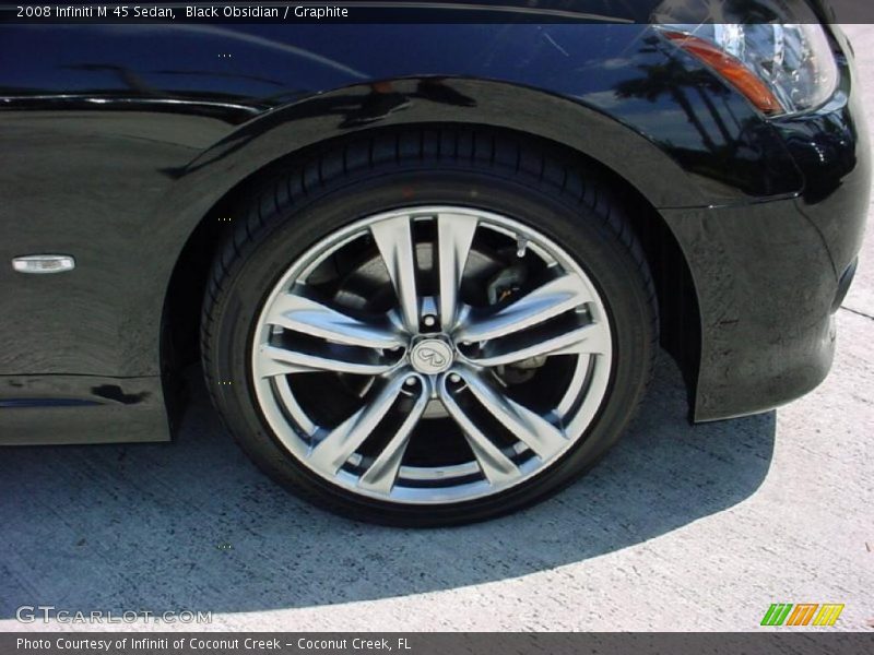 Black Obsidian / Graphite 2008 Infiniti M 45 Sedan