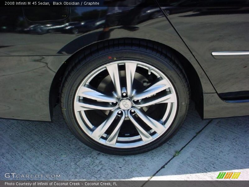 Black Obsidian / Graphite 2008 Infiniti M 45 Sedan