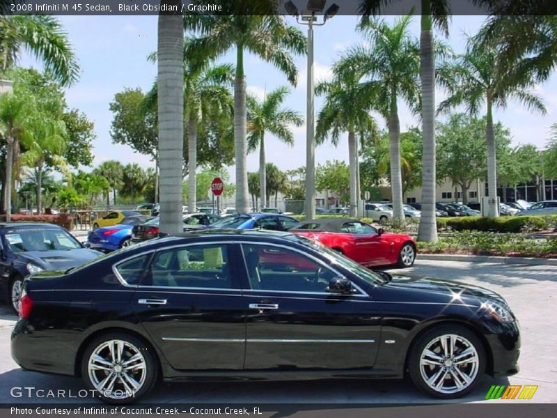 Black Obsidian / Graphite 2008 Infiniti M 45 Sedan