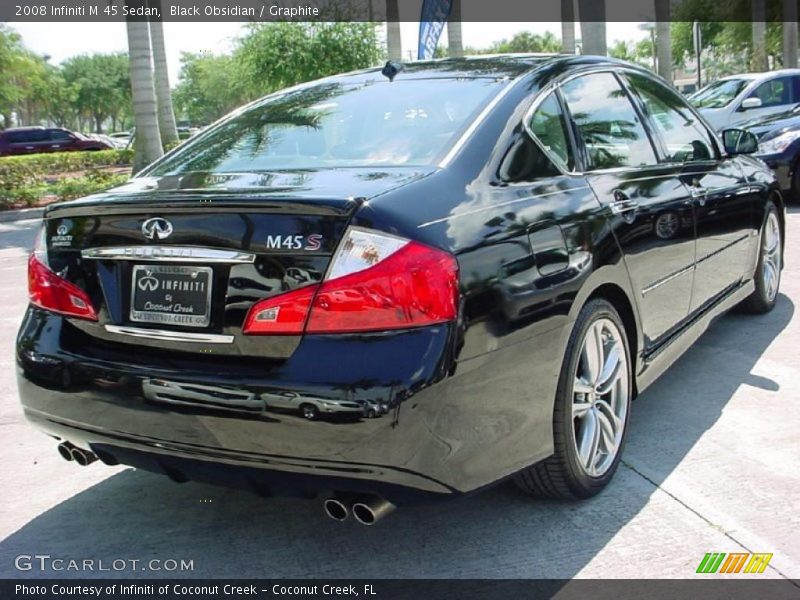 Black Obsidian / Graphite 2008 Infiniti M 45 Sedan