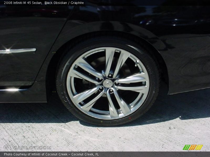 Black Obsidian / Graphite 2008 Infiniti M 45 Sedan