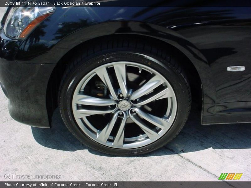 Black Obsidian / Graphite 2008 Infiniti M 45 Sedan