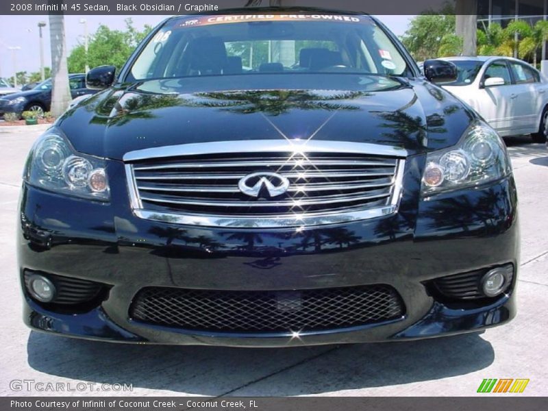 Black Obsidian / Graphite 2008 Infiniti M 45 Sedan