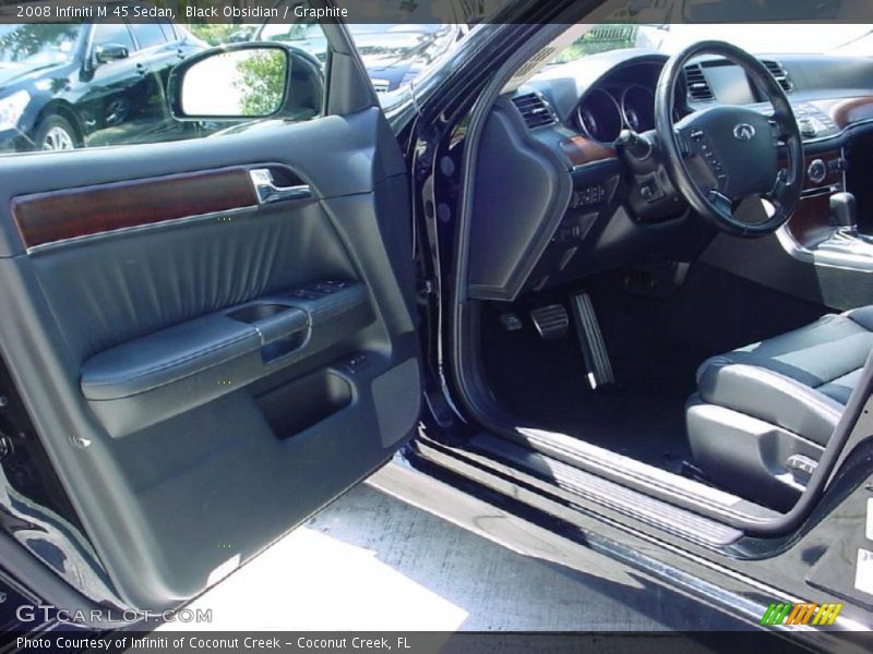 Black Obsidian / Graphite 2008 Infiniti M 45 Sedan