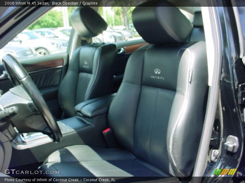 Black Obsidian / Graphite 2008 Infiniti M 45 Sedan