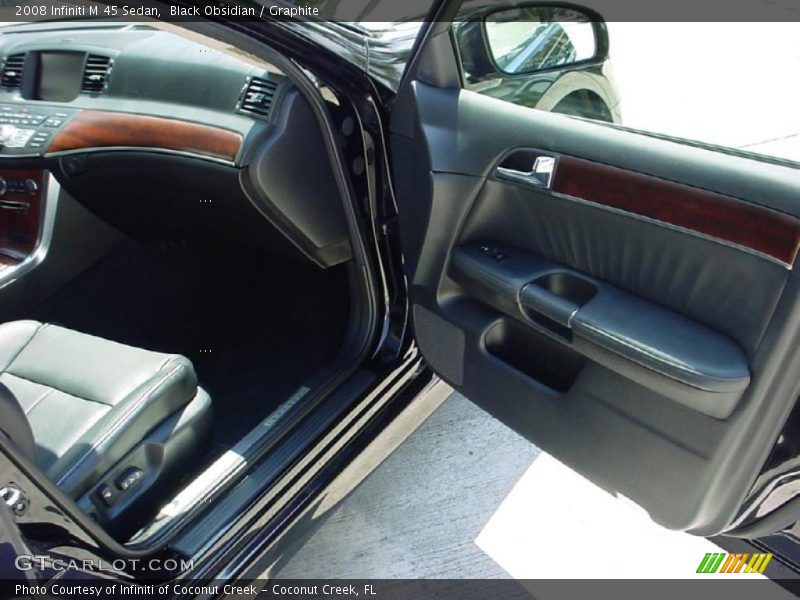 Black Obsidian / Graphite 2008 Infiniti M 45 Sedan