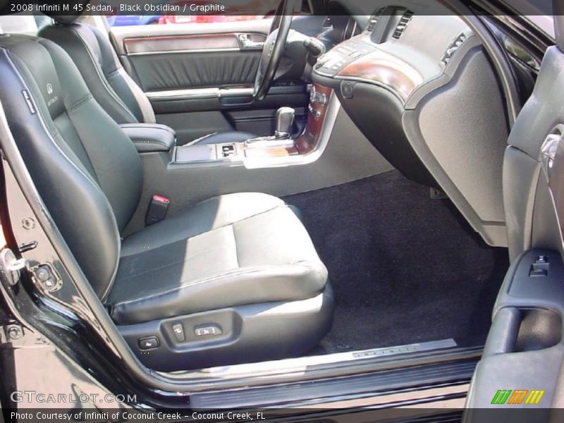 Black Obsidian / Graphite 2008 Infiniti M 45 Sedan
