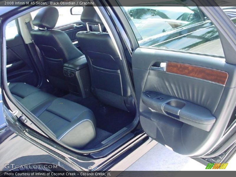 Black Obsidian / Graphite 2008 Infiniti M 45 Sedan