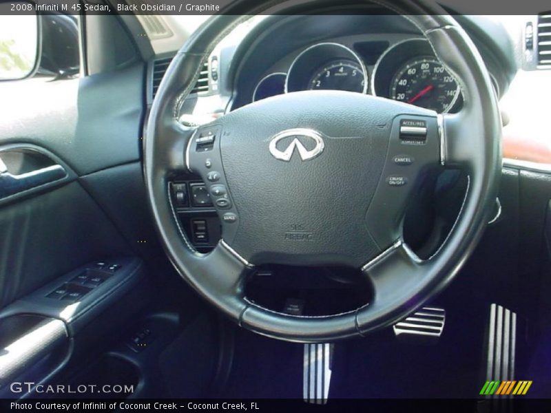 Black Obsidian / Graphite 2008 Infiniti M 45 Sedan
