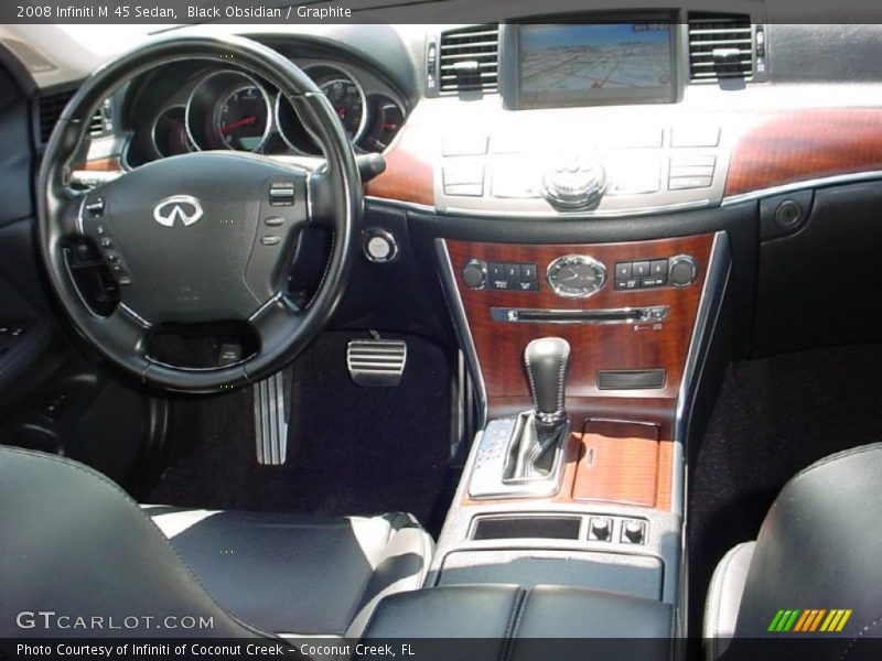 Black Obsidian / Graphite 2008 Infiniti M 45 Sedan