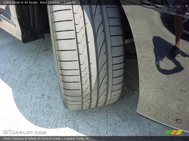 Black Obsidian / Graphite 2008 Infiniti M 45 Sedan