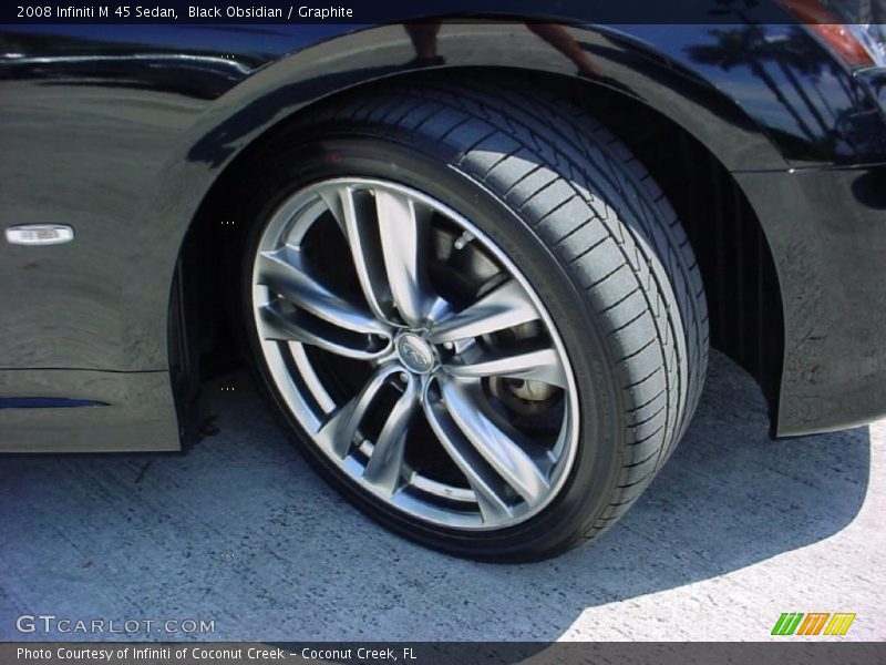 Black Obsidian / Graphite 2008 Infiniti M 45 Sedan