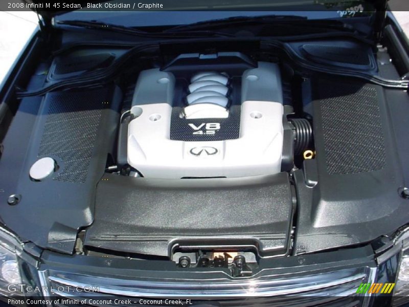 Black Obsidian / Graphite 2008 Infiniti M 45 Sedan