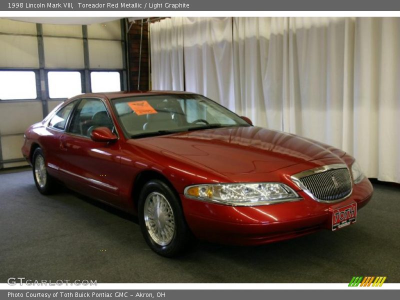 Toreador Red Metallic / Light Graphite 1998 Lincoln Mark VIII