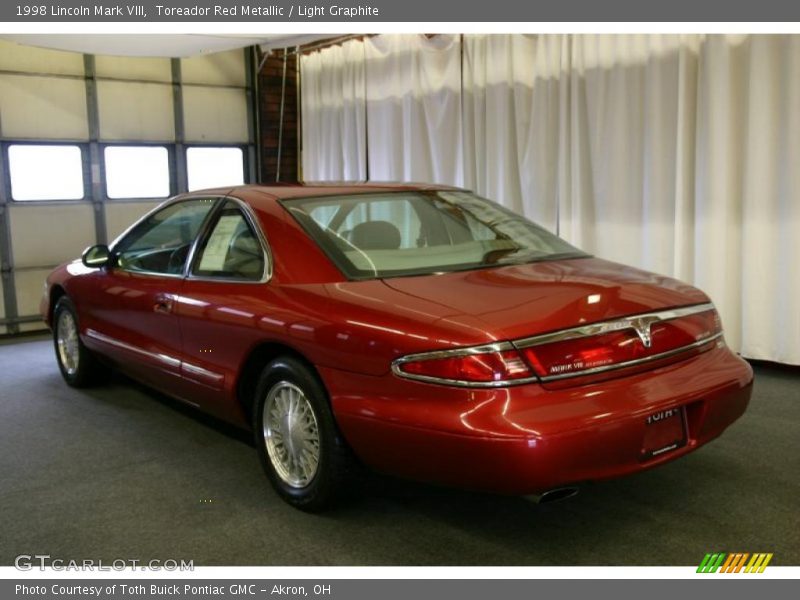 Toreador Red Metallic / Light Graphite 1998 Lincoln Mark VIII