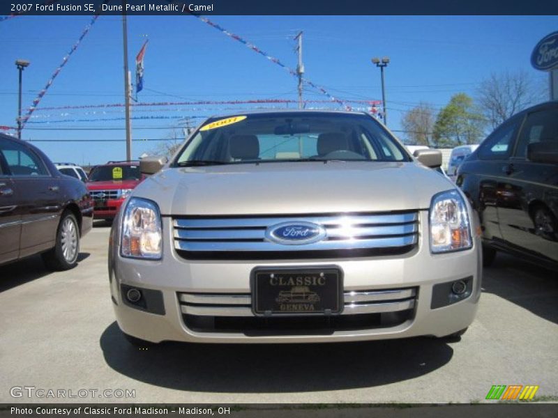 Dune Pearl Metallic / Camel 2007 Ford Fusion SE