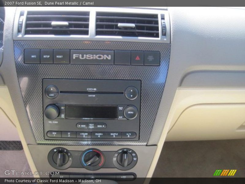 Dune Pearl Metallic / Camel 2007 Ford Fusion SE