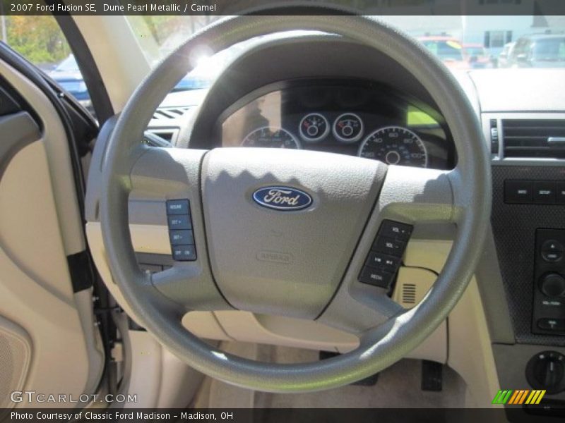 Dune Pearl Metallic / Camel 2007 Ford Fusion SE