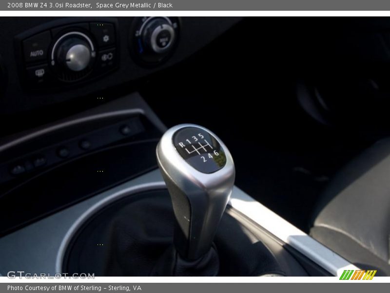 Space Grey Metallic / Black 2008 BMW Z4 3.0si Roadster