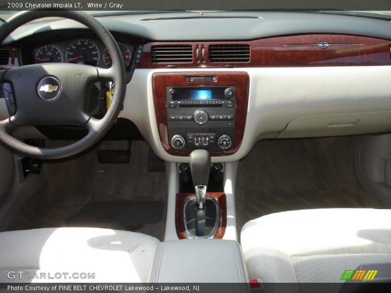 White / Gray 2009 Chevrolet Impala LT