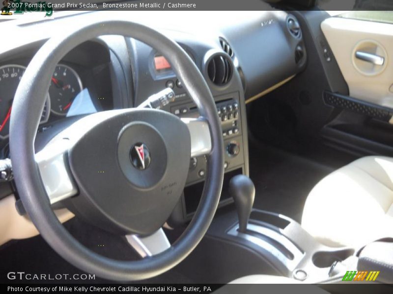 Bronzestone Metallic / Cashmere 2007 Pontiac Grand Prix Sedan