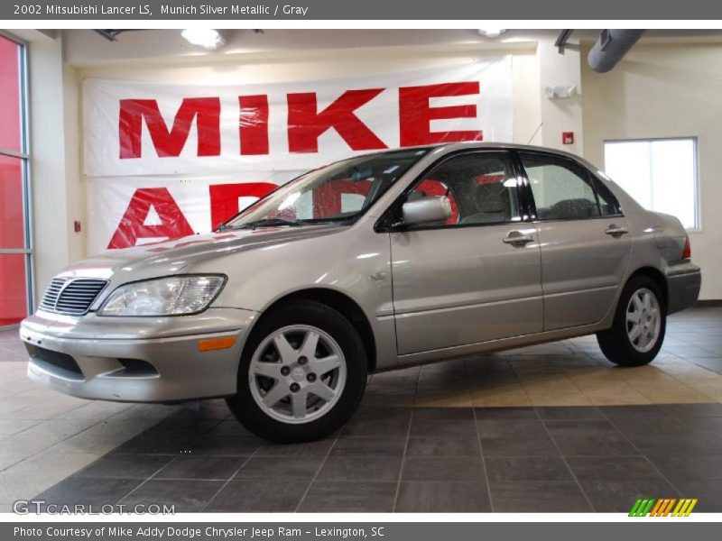 Munich Silver Metallic / Gray 2002 Mitsubishi Lancer LS