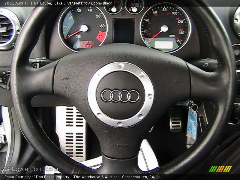 Lake Silver Metallic / Ebony Black 2001 Audi TT 1.8T Coupe