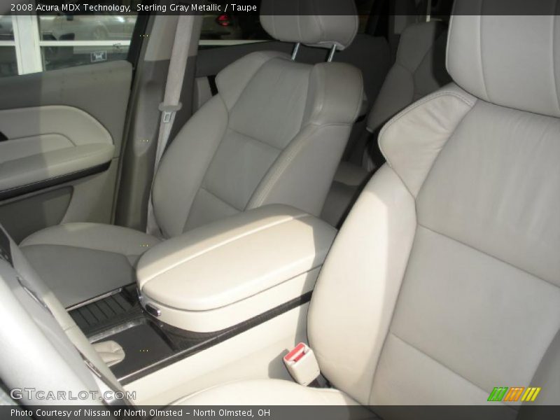 Sterling Gray Metallic / Taupe 2008 Acura MDX Technology