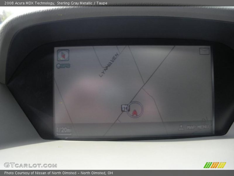 Sterling Gray Metallic / Taupe 2008 Acura MDX Technology
