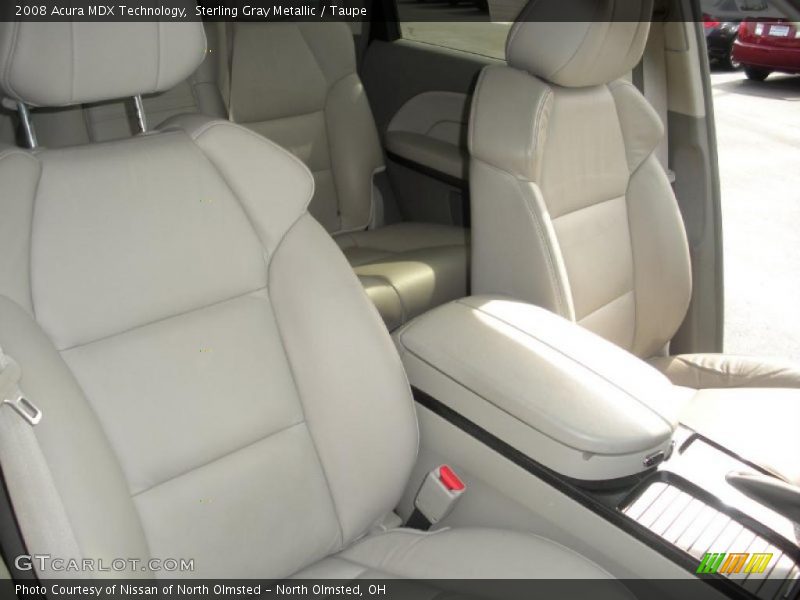 Sterling Gray Metallic / Taupe 2008 Acura MDX Technology