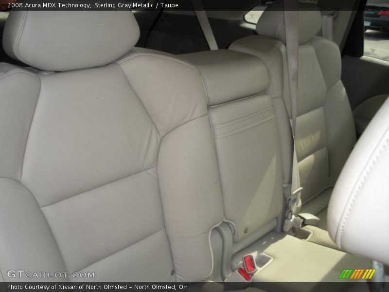 Sterling Gray Metallic / Taupe 2008 Acura MDX Technology