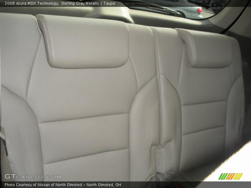Sterling Gray Metallic / Taupe 2008 Acura MDX Technology