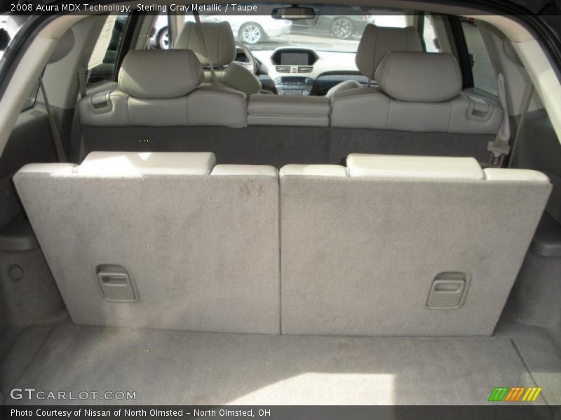 Sterling Gray Metallic / Taupe 2008 Acura MDX Technology