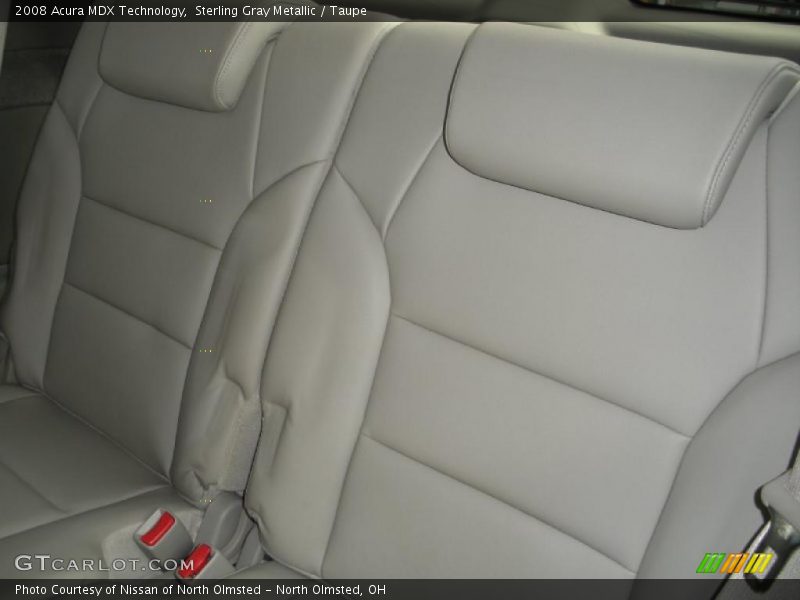 Sterling Gray Metallic / Taupe 2008 Acura MDX Technology