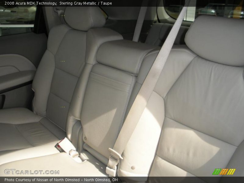 Sterling Gray Metallic / Taupe 2008 Acura MDX Technology